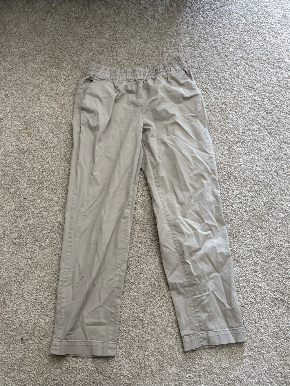 Everlane Khaki Pull-On Pants Size 2